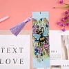 Bee Pattern DIY Diamond Painting Bookmark with Tassel Pendants Kits PW-WG0FB65-01-3