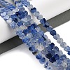 Natural Blue Aventurine Beads Strands G-M403-A33-02-2