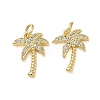Brass Micro Pave Cubic Zirconia Pendants ZIRC-K070-38G-1