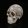 Resin Floral Skull Medical Model Statues PW-WG24131-01-2