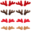 16Pcs 4 Styles Fibre Antler Snowman Hand Branch DOLL-GF0001-10-1