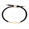 1Pc Adjustable Nylon Cord Slider Bracelets for Women BJEW-LP0001-32Q-01-1