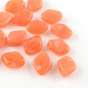 Rhombus Imitation Gemstone Acrylic Beads OACR-R041-M-2
