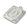 Anti-Tarnish 304 Stainless Steel Pendants STAS-U033-01P-D-2