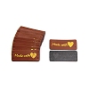 Valentine's Day PU Leather Labels PW-WG14950-04-1