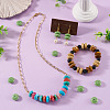 80Pcs 61G Acrylic Imitation Gemstone Beads MACR-TADJ0001-10B-5