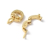 Brass Micro Pave Cubic Zirconia Pendants Bails KK-D324-08G-2