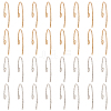 32Pcs 2 Colors Brass Earring Hooks FIND-AR0001-58-1