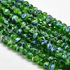 Round Millefiori Glass Beads Strands LK-P001-09-1