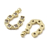 Brass Micro Pave Cubic Zirconia Pendants KK-U060-23G-04-2