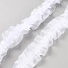 10 Yards Polyester Chiffon Pleated Ribbon OCOR-WH0091-63B-2