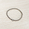 304 Stainless Steel Beads Stretch Bracelets for Women FS-WGC4F34-12-1
