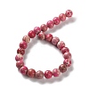 Dyed Natural Regalite/Imperial Jasper/Sea Sediment Jasper Beads Strands G-B124-C01-14-3