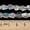 Electroplate Glass Beads Strands EGLA-C003-06-4