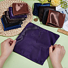 10Pcs 5 Colors Imitation Silk Men's Suit Square Scarf AJEW-CY0002-34A-3