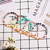 5Pcs 5 Colors Polymer Clay Heishi Beaded Stretch Bracelets Sets BJEW-SZ0001-55-2