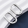 Non-Tarnish 304 Stainless Steel Huggie Hoop Earrings X-STAS-S103-21P-4