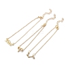 3Pcs Alloy Rhinestones Anklets LS-AJEW-S083-01G-10-2
