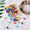 80Pcs 8 Colors Opaque Resin Beads RESI-CW0001-06B-5