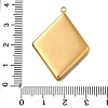 304 Stainless Steel Pave Natural Paua Shell Pendants STAS-Z125-01D-G-3