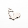 Butterfly 304 Stainless Steel Charms STAS-M211-09-1