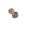 304 Stainless Steel Colorful Synthetic Opal Threadless Labrets For Women Men WGF4990-54-1