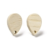 Ash Wood Stud Earring Findings EJEW-N017-011C-2