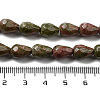 Natural Unakite Beads Strands G-P520-B09-01-5