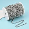 Tarnish Resistant 304 Stainless Steel Curb Chains CHS-R009-01-5