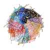 50Pcs 10 Colors Gold Stamping Moon & Star Organza Drawstring Gift Storage Bags ABAG-FS0001-11-3