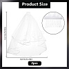 Polyester Long Mesh Tulle Bridal Veils OHAR-WH0001-15-2