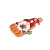 Thanksgiving Day Golden Tone Alloy Enamel Pendants ENAM-M002-02O-G-2