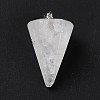 Natural Quartz Crystal Pendants G-F714-02F-3