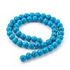 Synthetic Turquoise Beads Strands G-E511-02-10mm-2