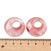 Cherry Quartz Glass Pendants G-T122-76V-3