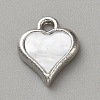 White Series Love Bow Alloy Acrylic Pendant LS-PALLOY-WH0115-01P-13-1