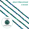 2 Strands Natural Chrysocolla & Lapis Lazuli Beads Strands G-DC0001-04-2
