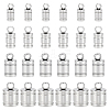 60Pcs 4 Styles 201 Stainless Steel Cord Ends STAS-UN0063-70-1