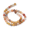 Natural Golden Silk Jade Beads Strands G-L555-05-8mm-3