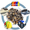 200 Sets 4 Colors Iron Grommet Eyelet Findings SCRA-GF0001-10A-02-4