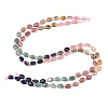 Cherry Quartz Glass & Natural  Rhodonite & Sodalite & Green Aventurin & Crazy Agate Beads Strands G-Z135-A12-3