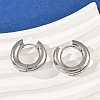 202 Stainless Steel Polishing Hoop Earrings EJEW-M106-02P-03-3