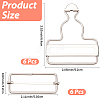 6Bags Adjustable Alloy Buckle FIND-CP0003-92B-2