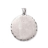 304 Stainless Steel Pendants STAS-J039-19AS-2