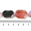 Natural Quartz Crystal/Rose Quartz & Agate/Tourmaline & Indian Agate Beads Strands G-B125-P26-01-4