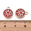 Alloy Enamel Pendants ENAM-Q002-02G-05-3