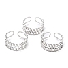 Non-Tarnish 304 Stainless Steel Finger Rings X-RJEW-L102-25P-1