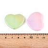 UV Plating Opaque Acrylic Beads OACR-T028-40-3