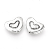 Tibetan Style Alloy Beads TIBEB-Q068-21AS-RS-1