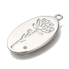 Brass Micro Pave Cubic Zirconia Pendants KK-U038-05P-03-2